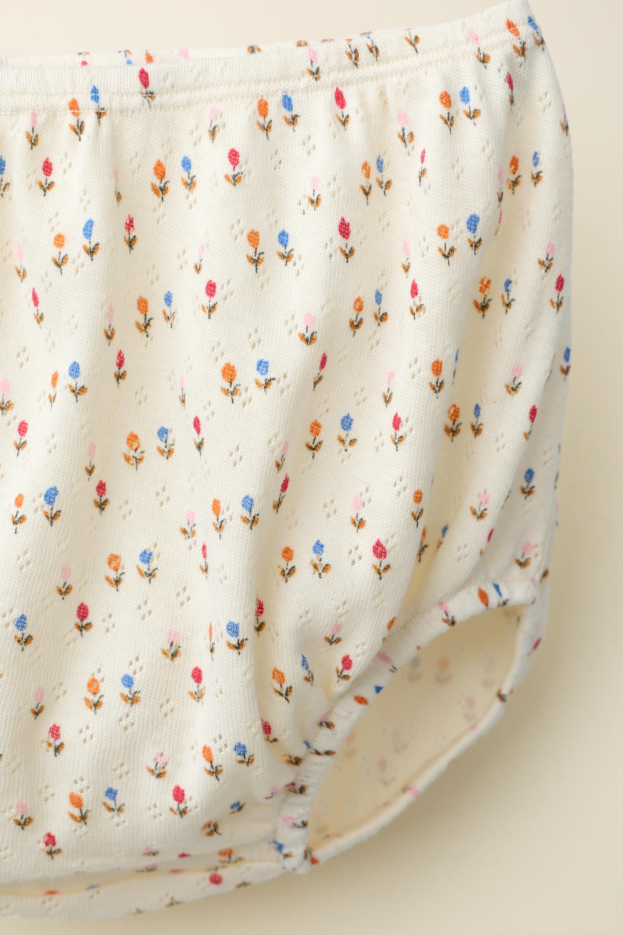 TULIP POINTELLE BLOOMERS CREATED BY CARAMEL LONDON X ZARA